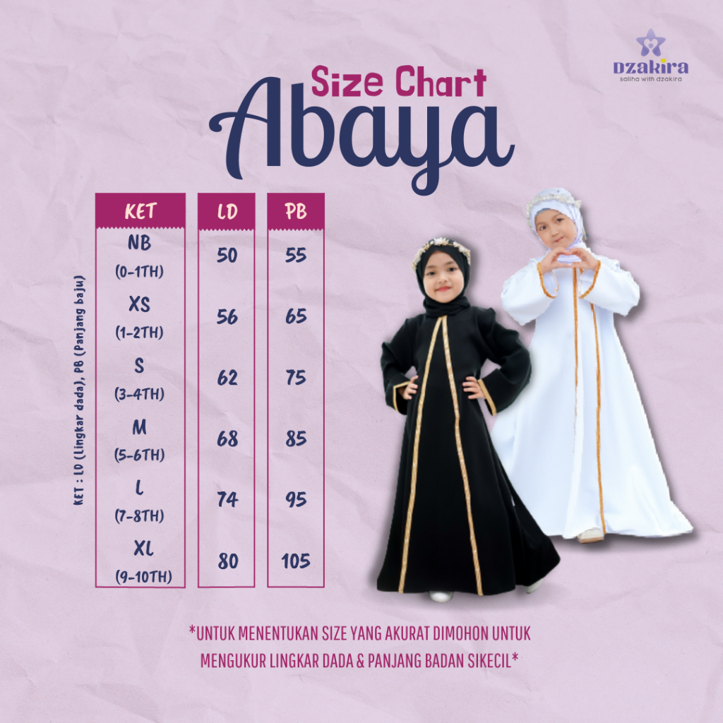 Gamis abaya Sofia Scuba premium 0-10thn by dzakira