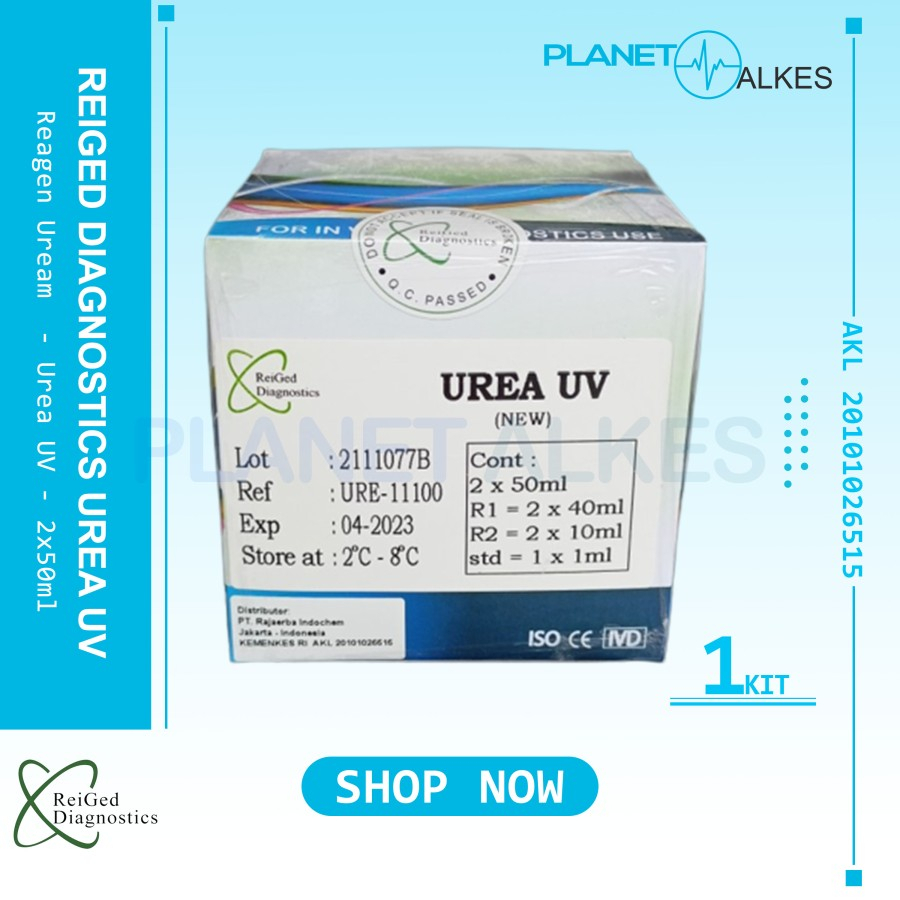 Reagen Urea UV / Ureum Reiged 2x50ml Chemistry Analyzer Urea 100ml
