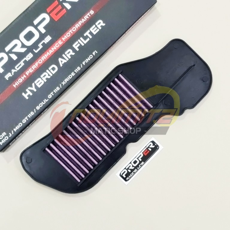 Hybrid Air Filter Udara Proper Racing Line Mio J Soul GT Xride Fino FI