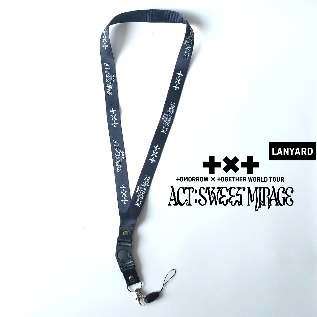 LANYARD TXT WORLD TOUR TALI ID CARD STRAP SWEET MIRAGE