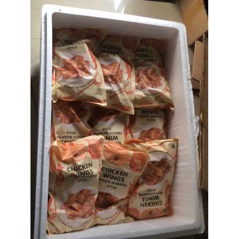 

Korzaln Chicken Wings Orleands/Sayap Ayam Berbumbu/Victory Frozen Food