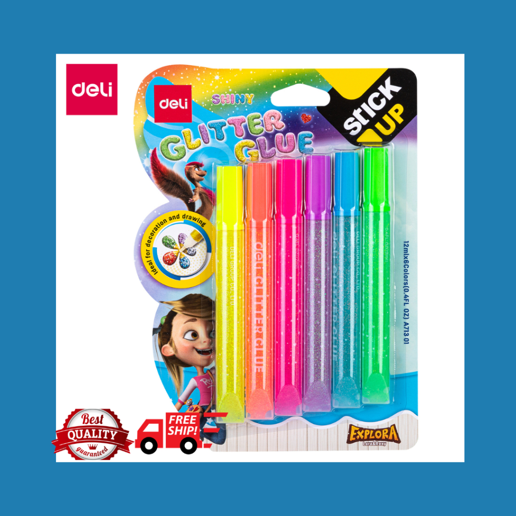 

GLITTER GLUE DELI A71301 (ISI 6)