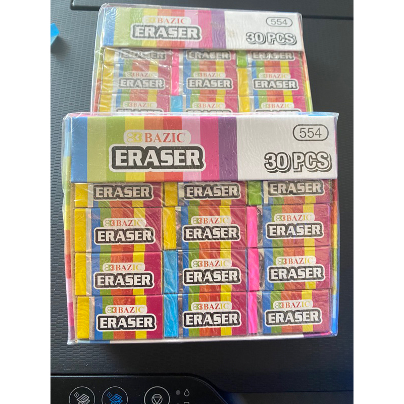 

Eraser Bazic Pelangi - Penghapus Bazic 554 (30pcs/box)