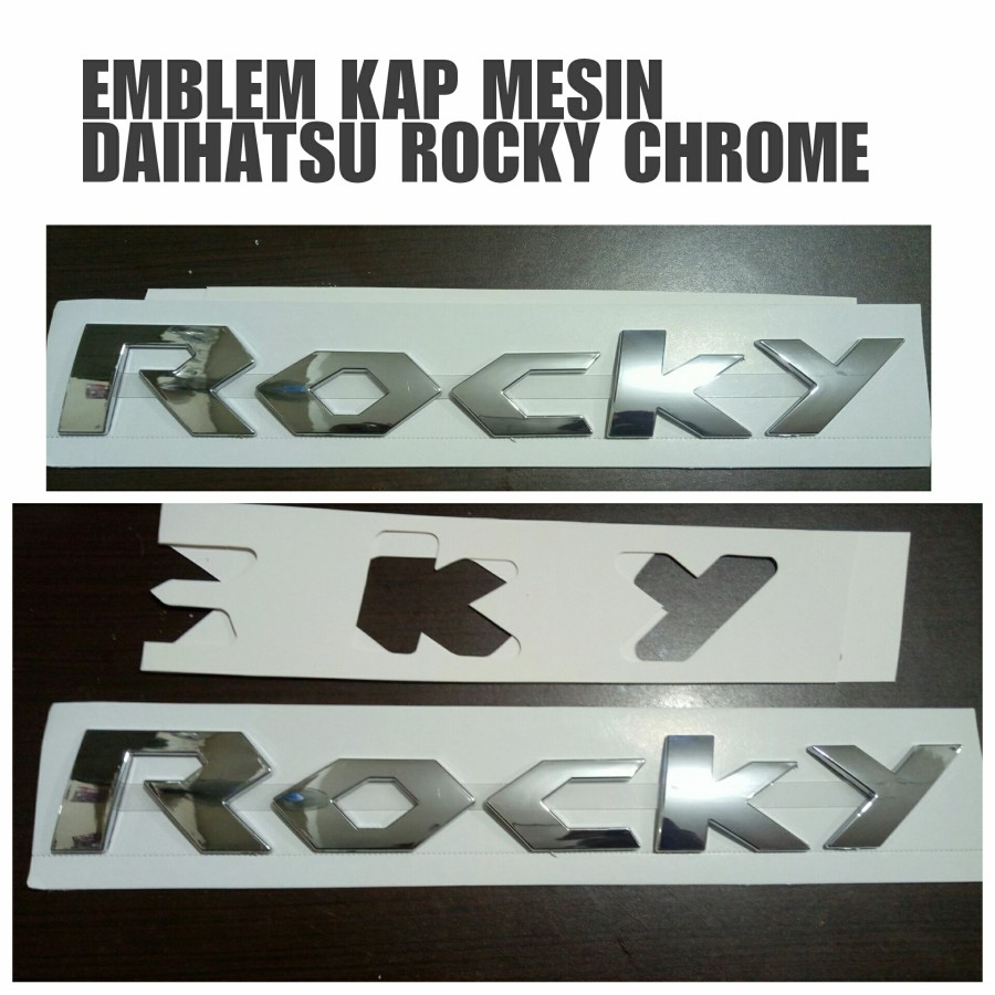 Engine Hood Emblem Daihatsu ROCKY Emblem Kap Mesin ROCKY Premium