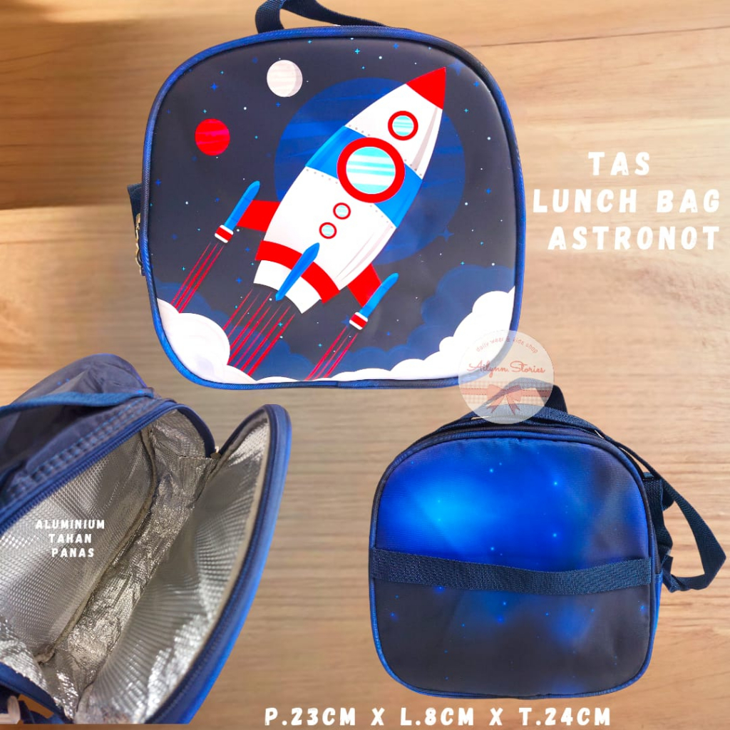 Tas Ransel Sekolah Anak TK Set Lunch bag 2in1