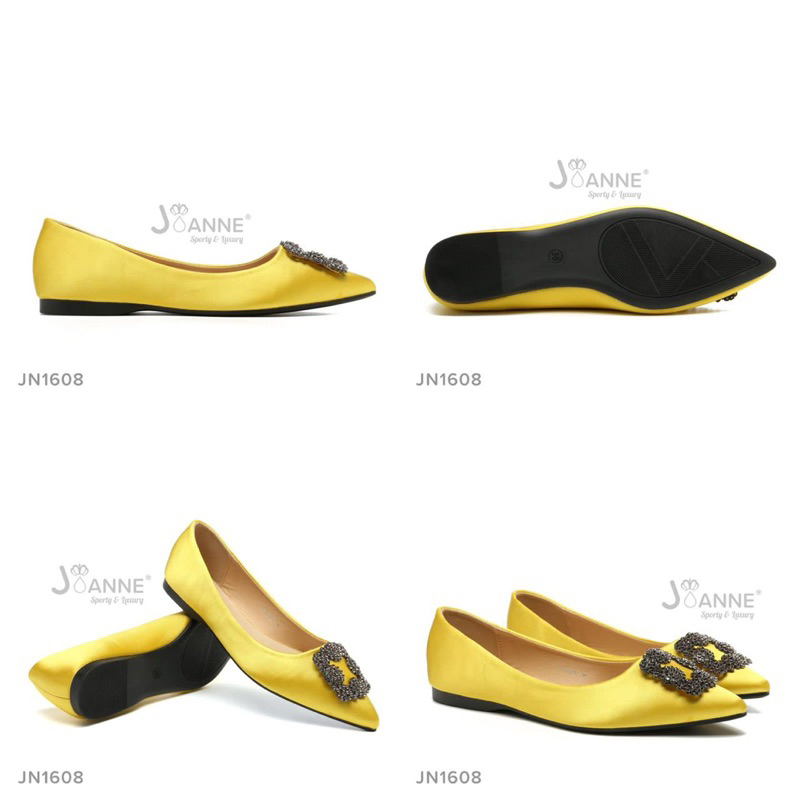 JOANNE Ballerina Crystal Flat Shoes JN1608 [ORIGINAL BRAND]