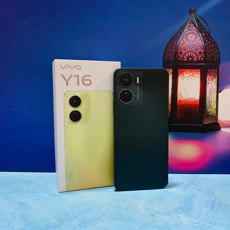 Vivo Y16 3/32 3/64 4/32 4/64 4/128 Second Fullset Bekas Garansi Resmi