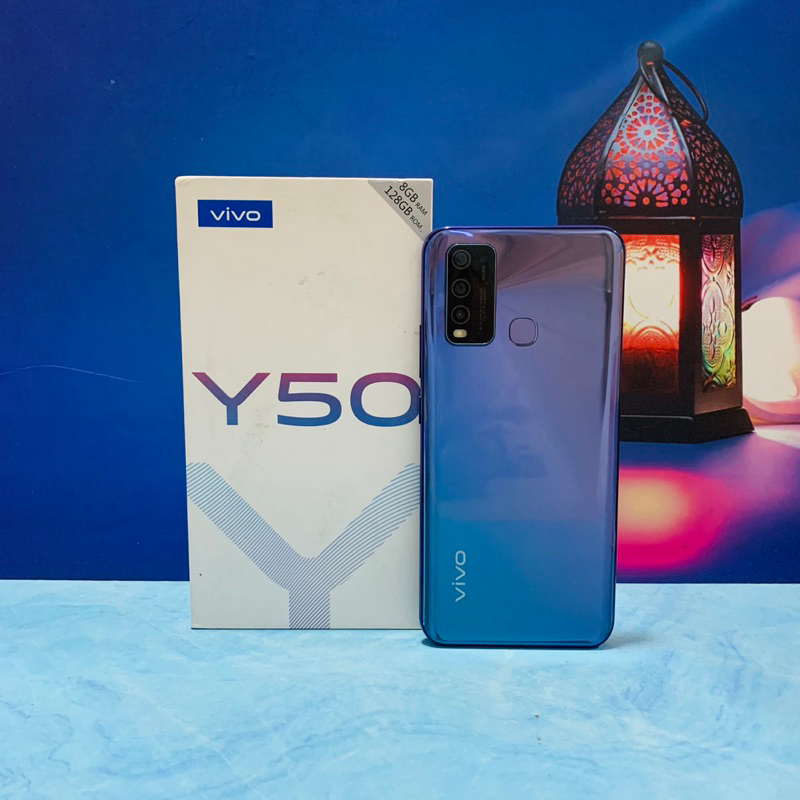 Vivo Y50 8/128 Second Fullset Bekas Garansi Resmi