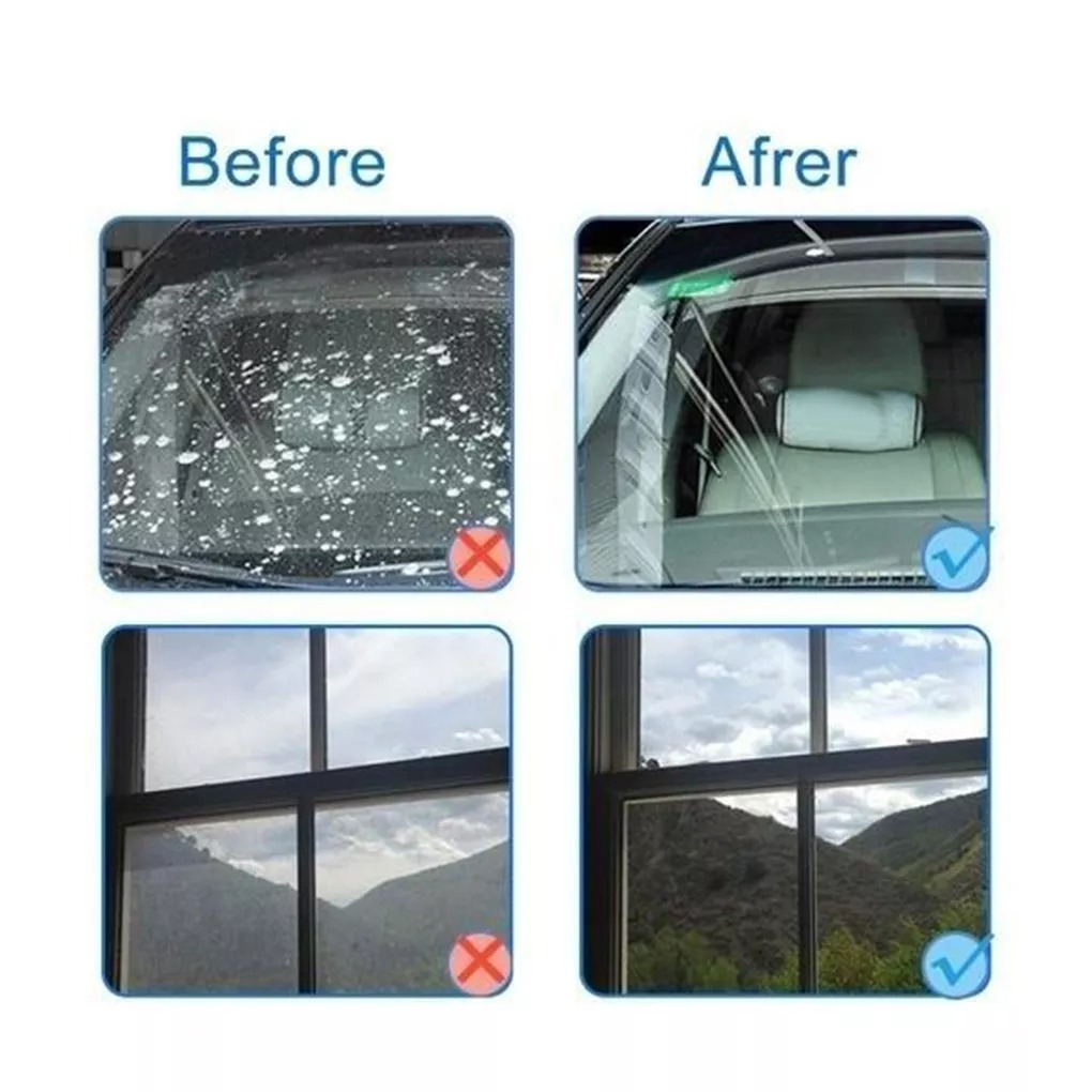 Tablet Sabun Cairan Pembersih Kaca Glass Wiper Fluid Mobil Biru Pil