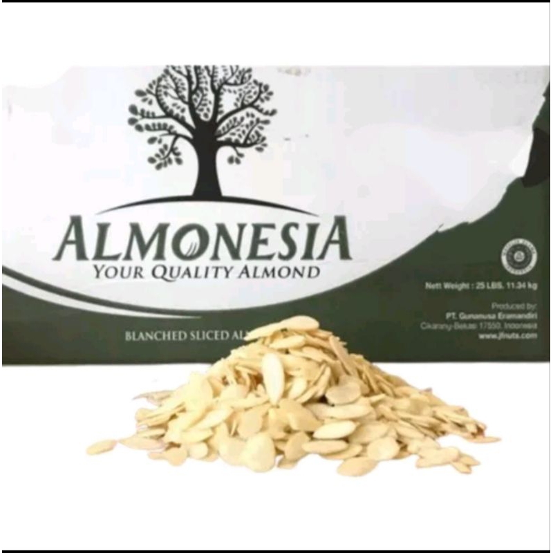 

Almond Sliced Almonesia 1Kg