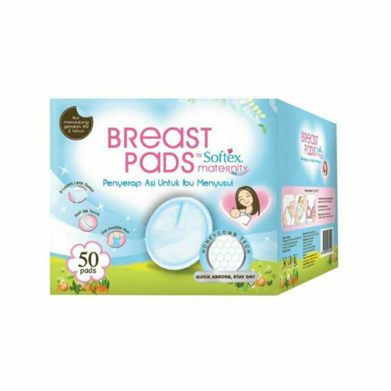 BREAST PADS | Mama Pad | Softex Maternity Honeycomb isi 50 s | PENYERAP ASI UNTUK IBU MENYUSUI (BREAST PAD)