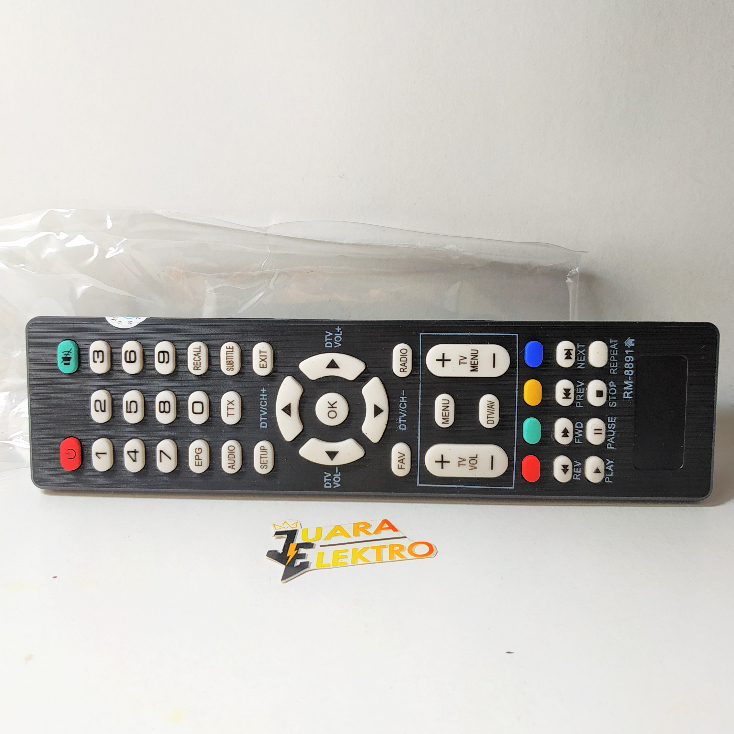 Remote TV Digital RM 8891 Tanpa Dus | Remote Untuk TV Digital