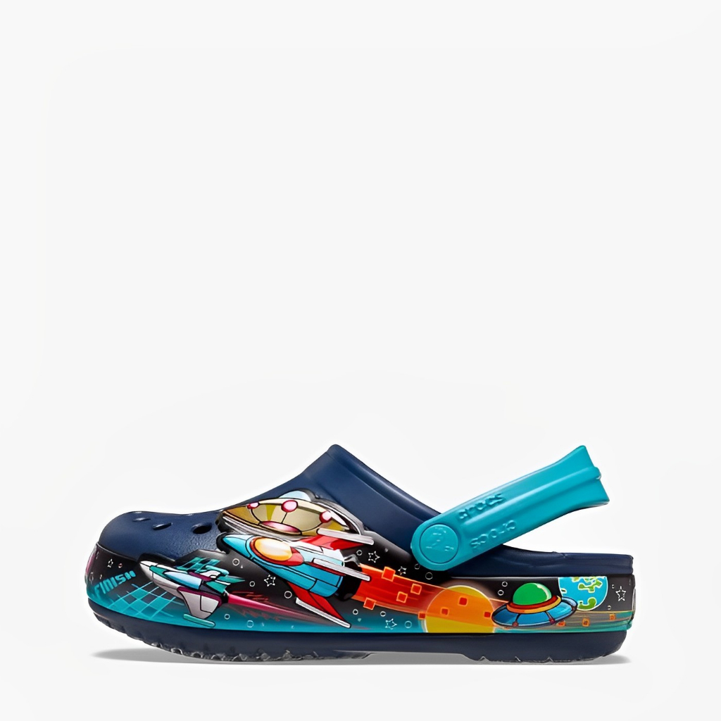 Sandal Anak Crocs Light Rocket Ship Clog Sandal Clog Anak Karakter Roket Terbaru