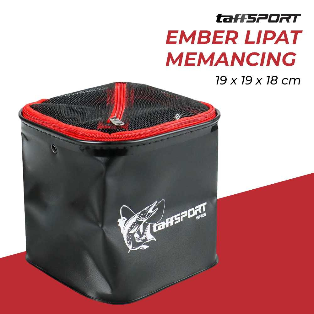 TaffSPORT Ember Lipat Mancing Ikan Folding Model Rope