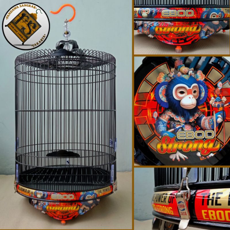 SANGKAR/KANDANG MURAI EBOD JAYA PVC DECAL STRONG SUN GO KONG