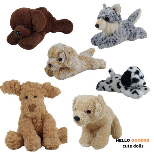 Boneka Binatang Aurora Anjing  Golden Dalmantion Wolf Serigala Cute Unik Soft - Ukuran S ( Cocok Unt