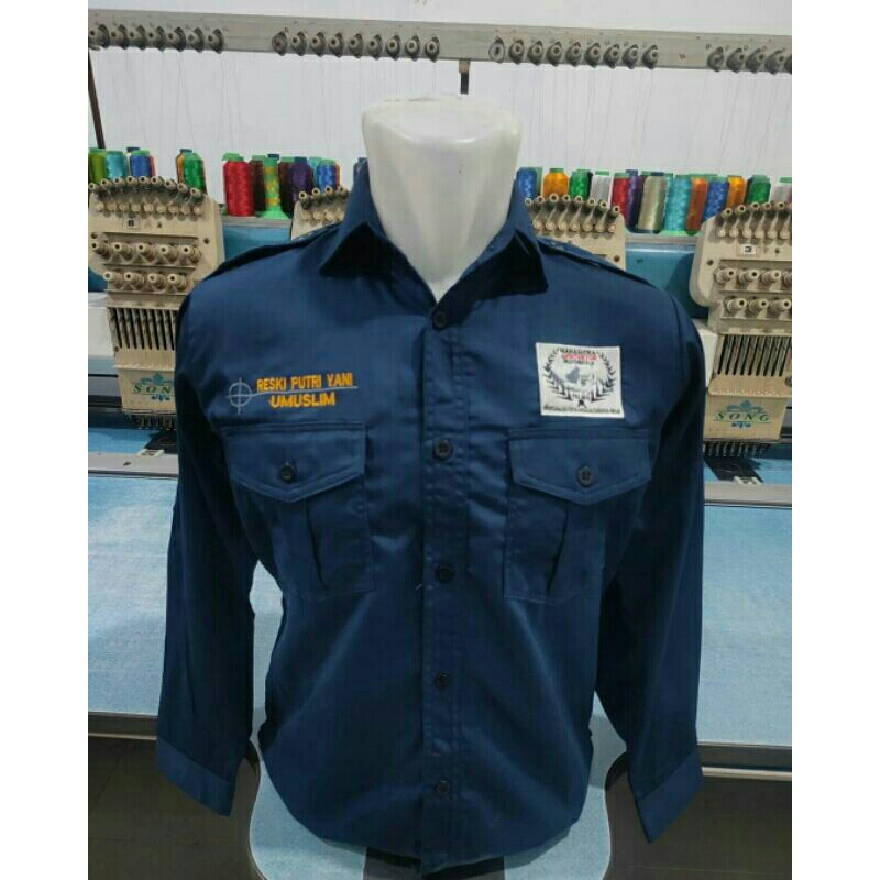 KEMEJA PDH PDL CUSTOM BORDIR BISA SATUAN