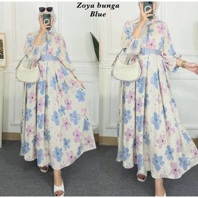 Gamis Zoya dres  terbaru kekinian bisa cod
