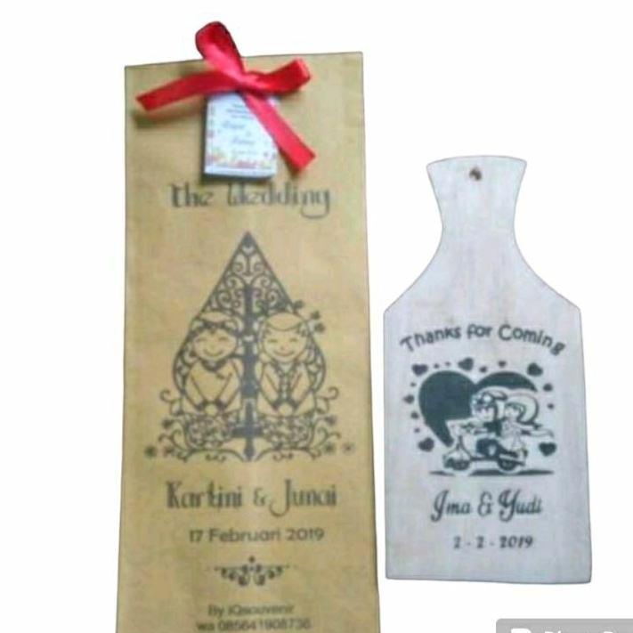 SOUVENIR NIKAH / SOUVENIR KHITAN /SOUVENIR LAHIRAN souvenir talenan ukuran 9x20