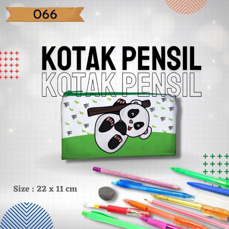 

Tempat Pensil, Kotak Pensil 066 gambar Panda Serbaguna Murah Dan Kualitas Terjamin.