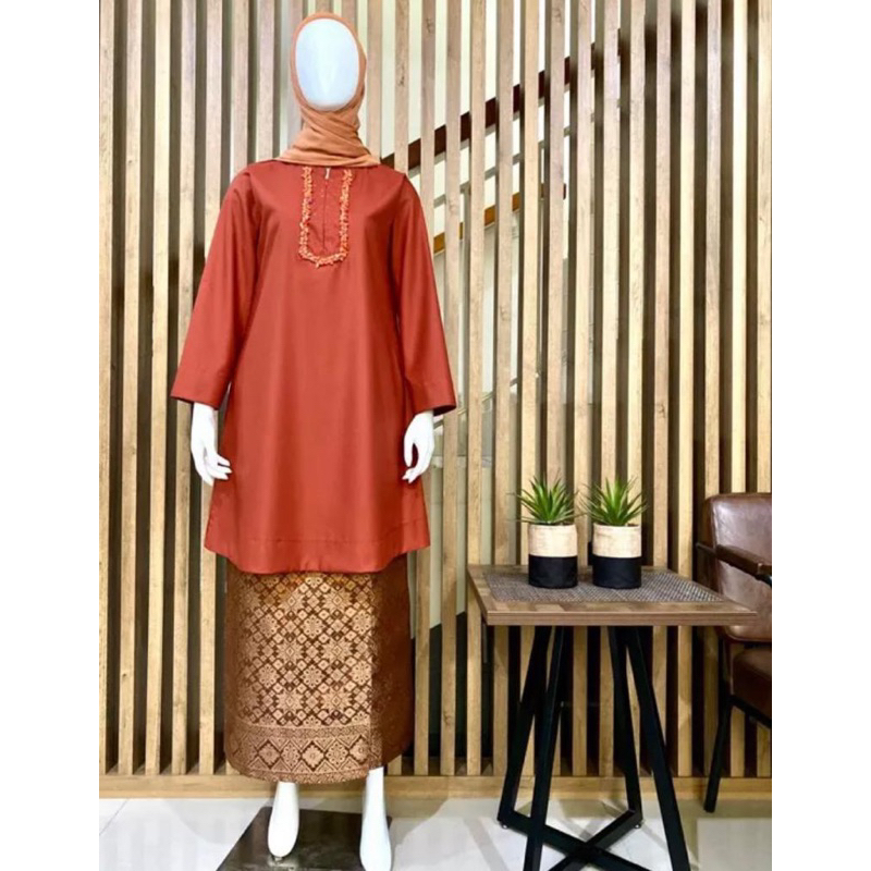 Set Tunik Batu Payet Original Kamari // Set Tunik Modern // Tunik Kamari Batu payet