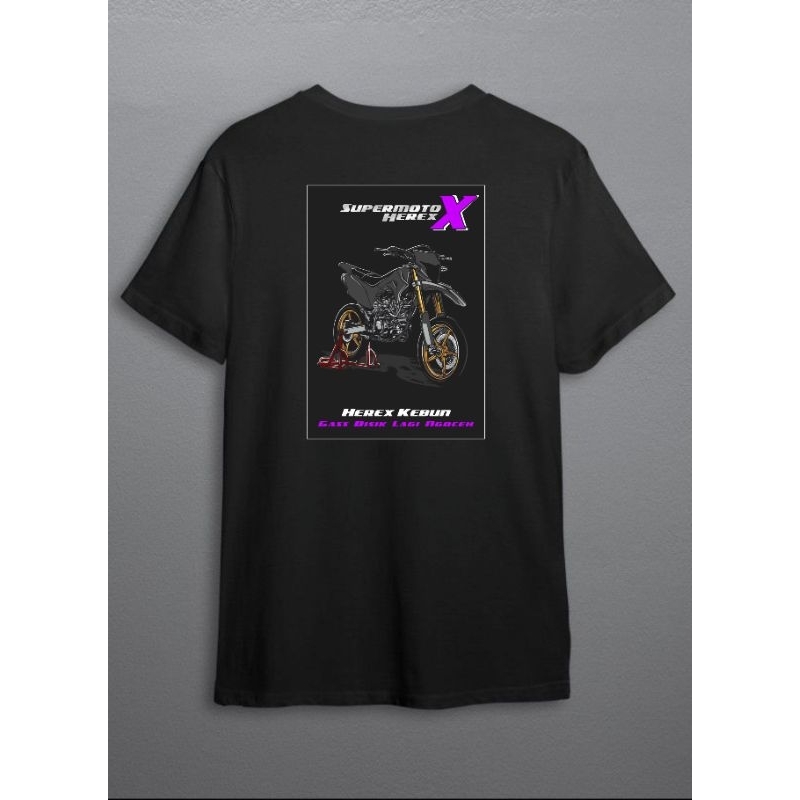 T SHIRT Supermoto Herex baju kaos motor crf 150 L