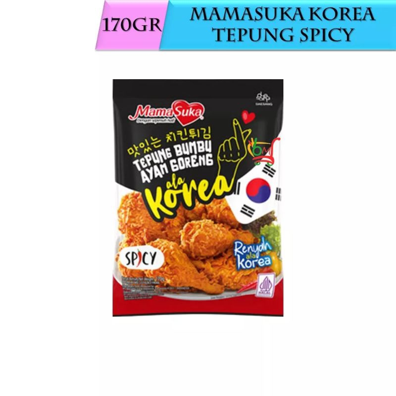 

Mamasuka Tepung Bumbu Ayam Goreng Ala Korea 170gram