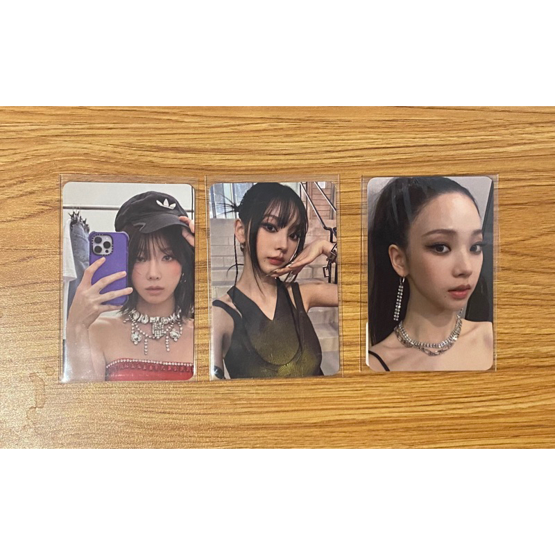 Photocard Official GOT The Beat ( Taeyeon & Karina) Stamp On It