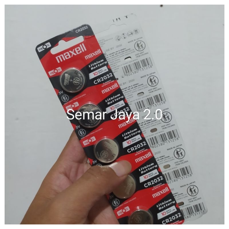 Batterry Maxell CR2032 / CR 2032 Maxell Baterai