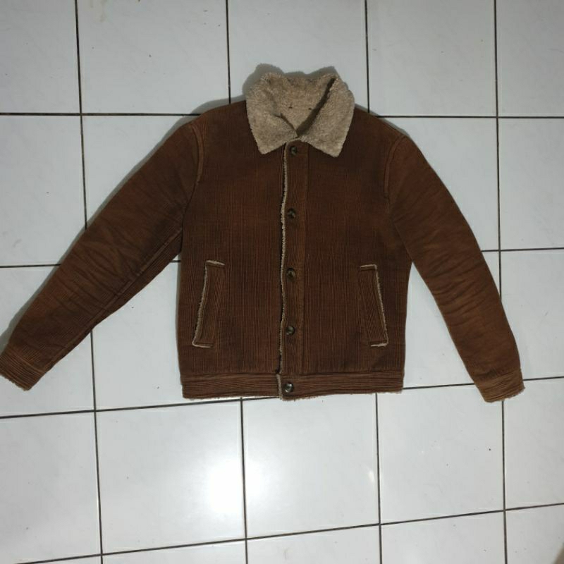 Jaket Zara Man Corduroy