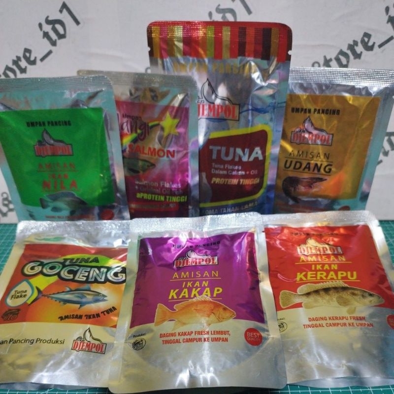 Umpan Pelet Djempol AMISAN Jempol Tuna Goceng Udang Kakap Kembung Salmon Kerapu Nila Tongkol