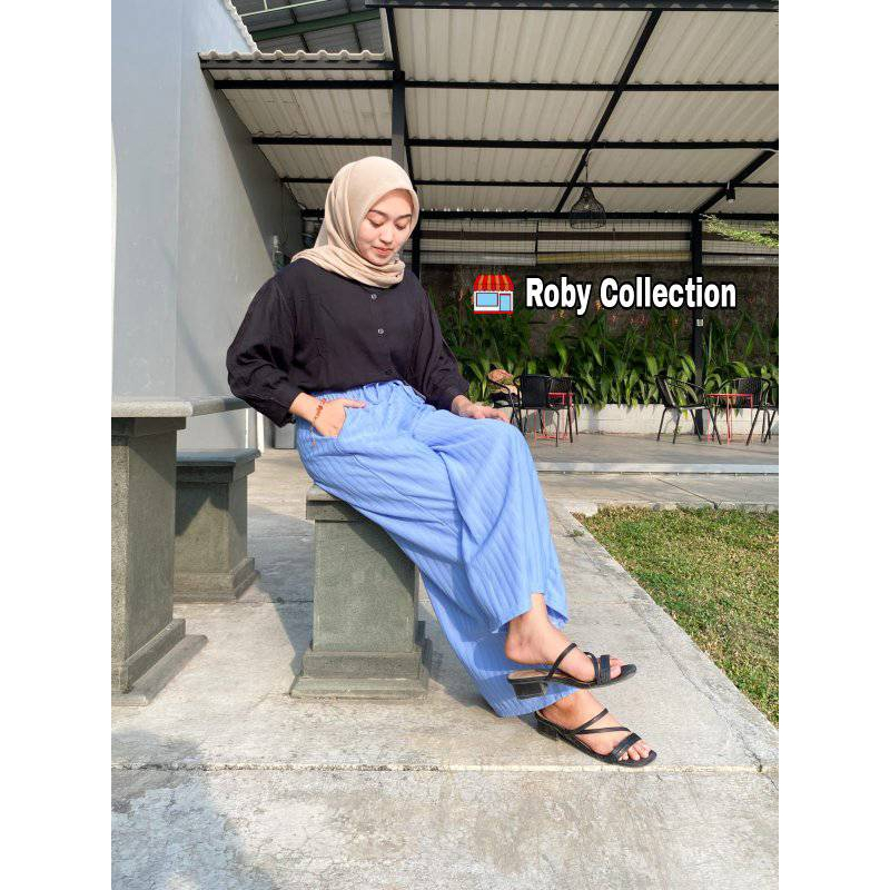 CELANA KULOT KNIT TALI SERUT JUMBO! HIGHWAIST / KULOT KNIT HORNET TALI SERUT KULOT KNIT HORNET PREMIUM TEBAL / CELANA KULOT KNIT HORNET MINIMALIS BY ROBY COLLECTION