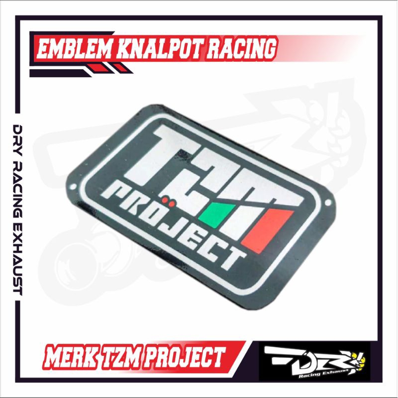 EMBLEM KNALPOT RACING MERK TZM PROJECT