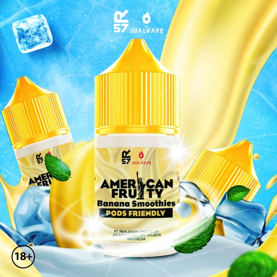 R57 American Fruity Banana Pods Friendly 30ML by Hero57 x Jual Vape