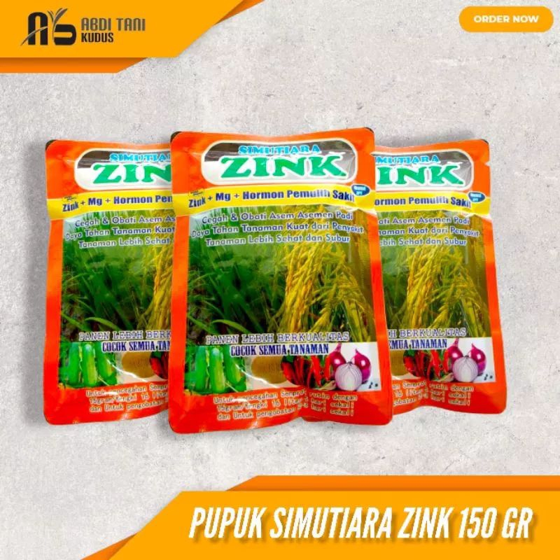 Pupuk MUTIARA ZINK 150gr || Penyubur Tanaman || Obati Asem Aseman