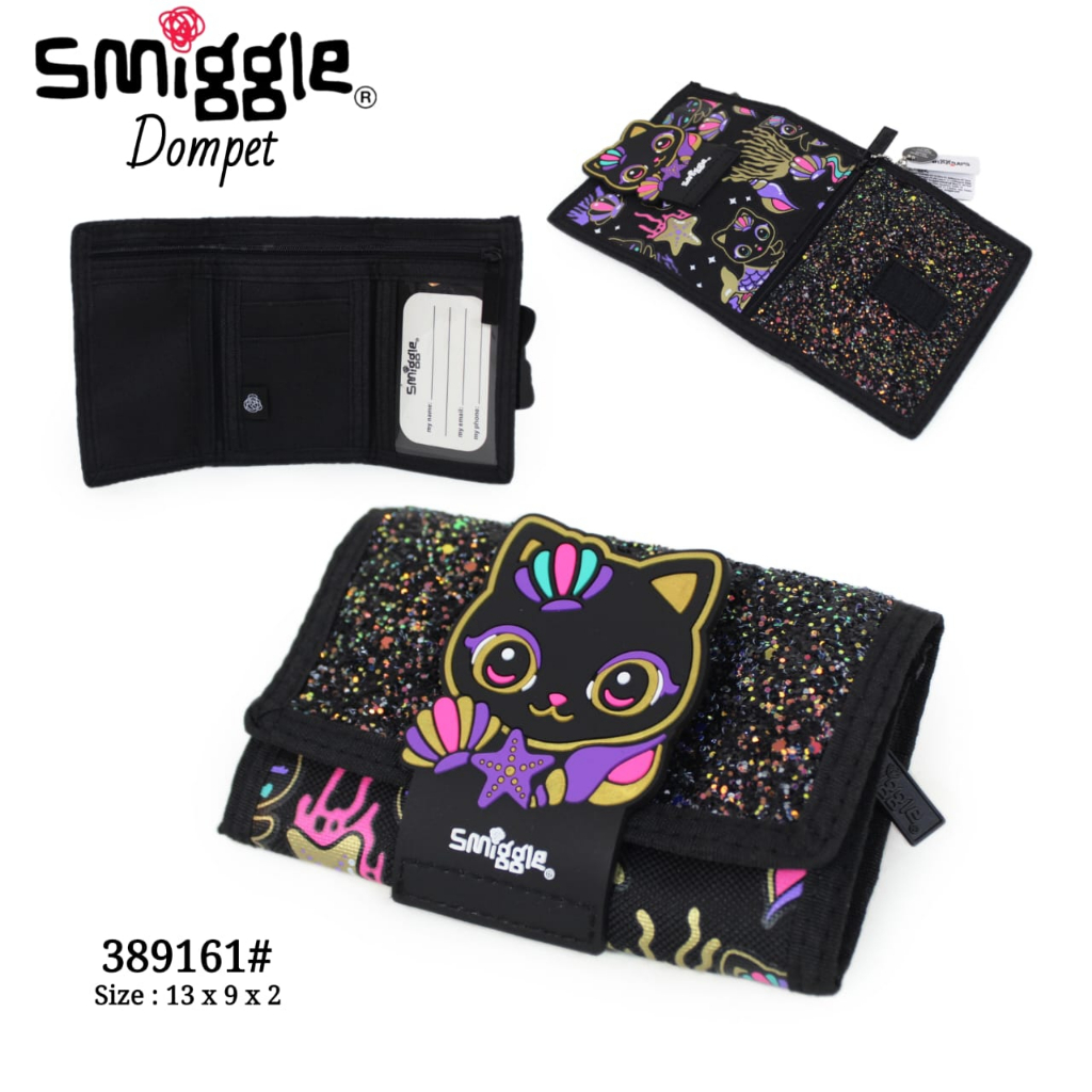 Smiggle Wallet Dompet Anak lanyard