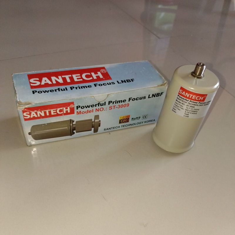 Lnb prime focus Santech Botol ST3009 original Korea hanya bagian atas aja