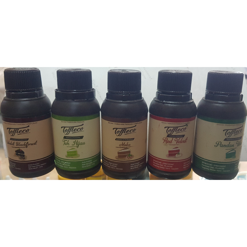

Toffieco / Tofico Pewarna dan Perisa Kemasan 100ML