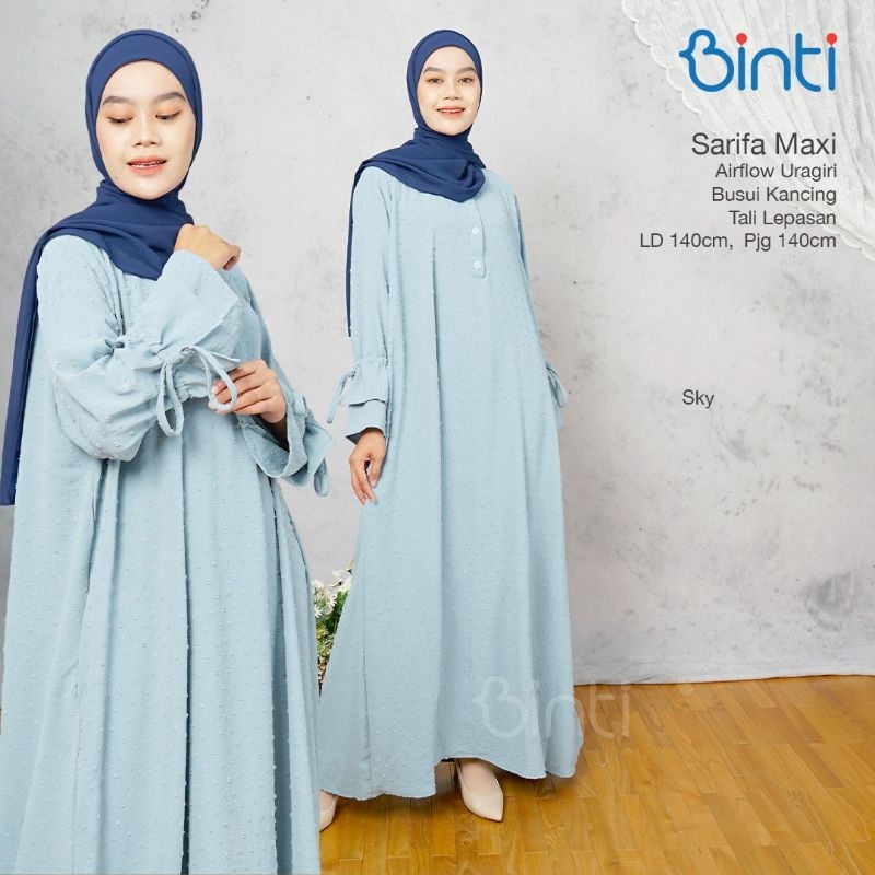 Dress Wanita LD 140 XXXXL Sarifa Ramella Maxi Binti Gamis Terbaru Murah Syari Maxy Big Size Polos Po