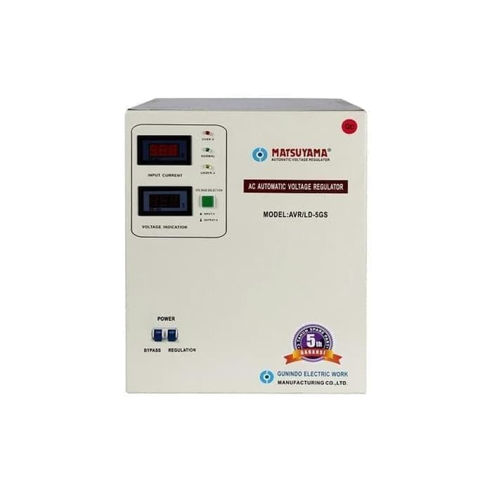 Stabilizer Stavol MATSUYAMA 1 Phase 5000 Watt 5000 VA AVR Stavolt