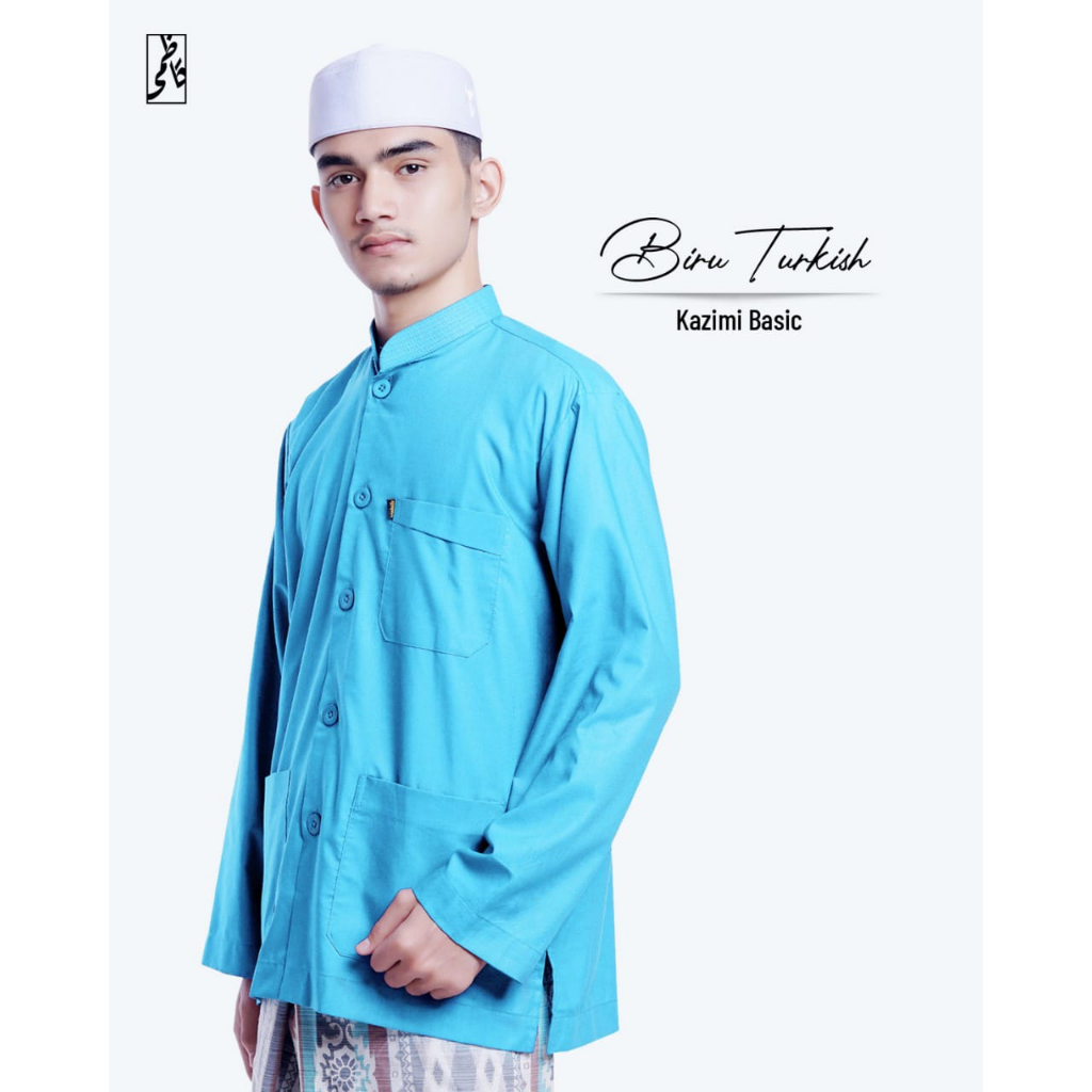 Koko Haibah Kazimi Saku Luar Biru Turkish