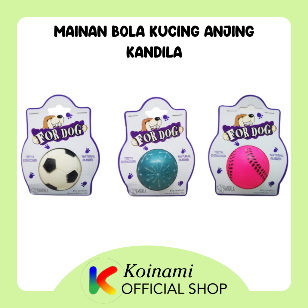 Mainan Bola Kucing Anjing Kandila / Mainan Kucing / Mainan Anjing / Chew Toys