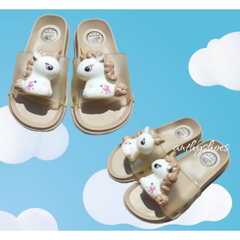 Sandal Karet Selop Kokop Anak Perempuan Karakter UNICORN Dulux 361