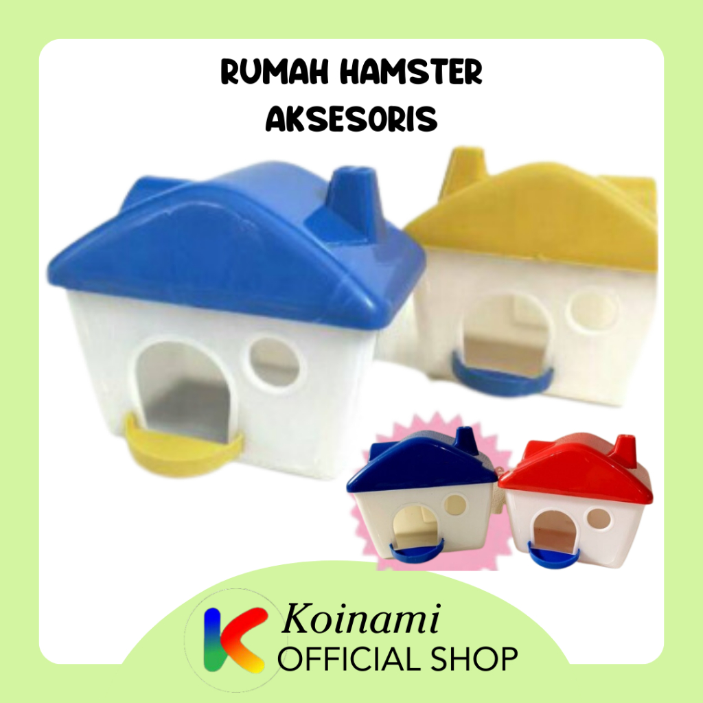 Rumah hamster / aksesoris hamster / mainan hamster / kandang hamster / petshop