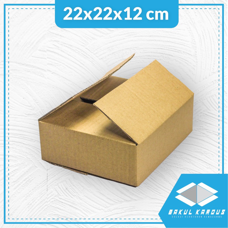 

kardus packing online shop 22x22x12 cm