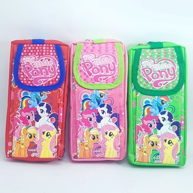 

Tempat Pensil Sleting Kotak Motif Little Pony