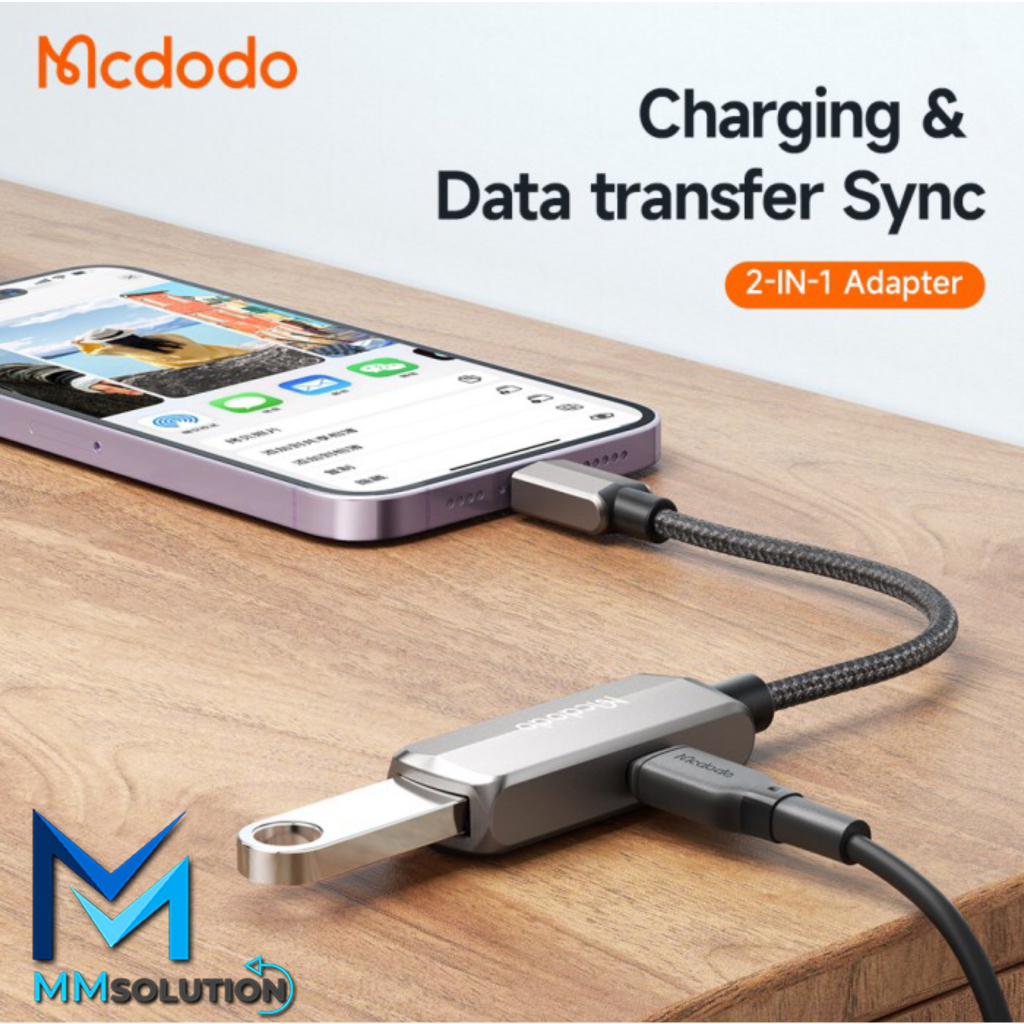 MCDODO CA-2690 Converter OTG USB 3.0 to Lightning Charger iPhone iPad