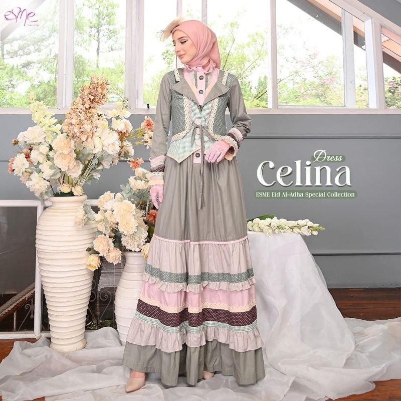 (READY) GAMIS ESME ADHA SERIES CELINA DRESS by ESME