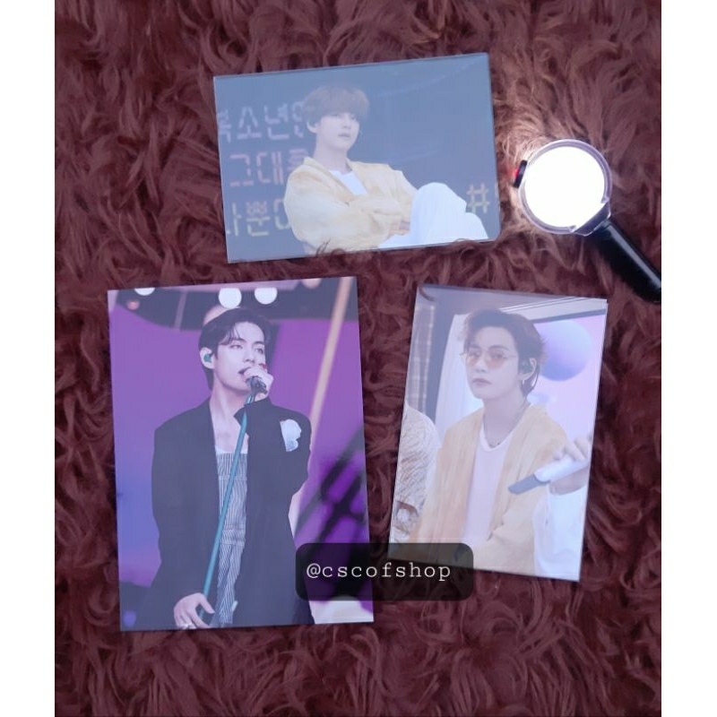 BTS V KIMTAEHYUNG POSTCARD PC HOLO PHOTO MOTS SOWOZOO