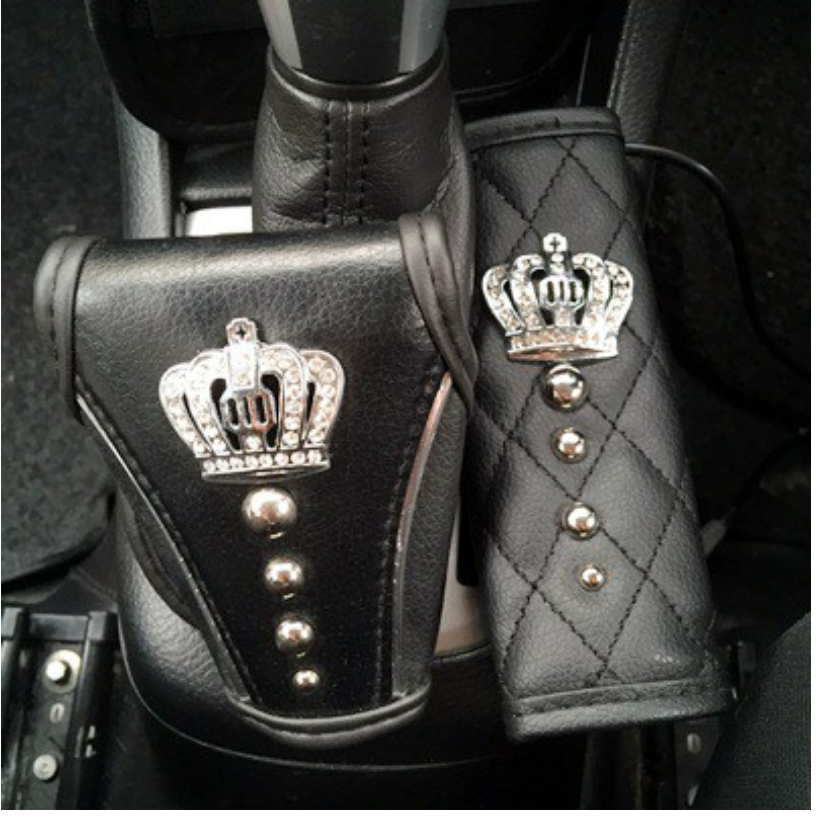 Sarung Cover Handrem, Handbreak Gigi Gear DAD Mahkota Crown Chxnel